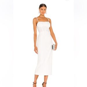 Roberta Midi Dress in Ivory
Bardot